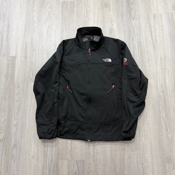 The North Face Summit Series Soft Shell Jacket Medium Black Full Zip Outdoors - Picture 1 of 14